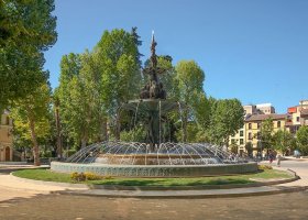 Fountain pomegranates